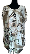 E20929-2  Fun Top Butterfly - Taupe
