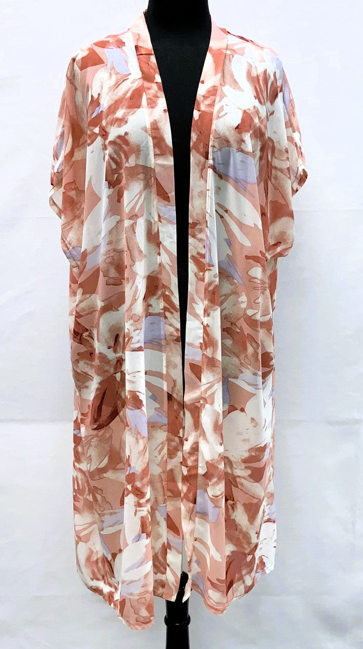 A21262-364-Long Kimono -