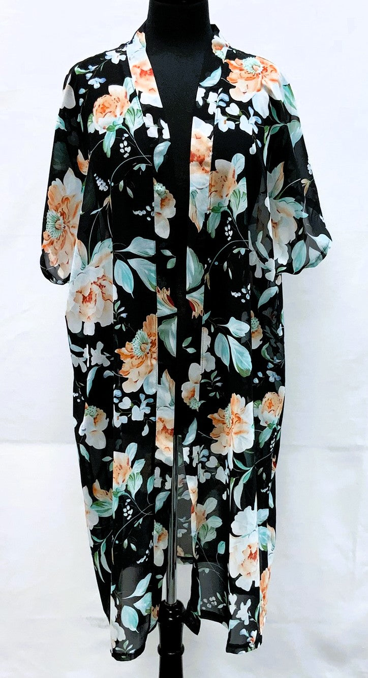 A21262-370-Long Kimono -
