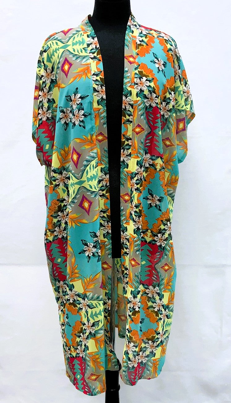 A21262-379-Long Kimono -