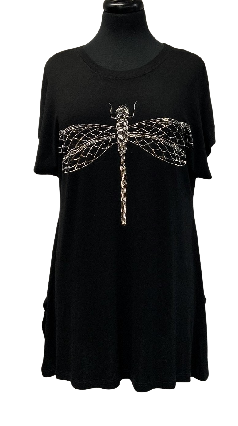 A25300 - Bling Top - Drangonfly
