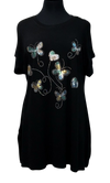 A25523 - Bling Tunic  - Multi Butterfly -