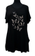 A25707 - Tunic Top Butterfly - Black