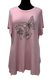 A25714 - Tunic Top Butterfly/Flower - Pink
