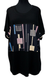 A25889 - Ladies Top Fashion - Black
