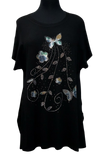 A25908 - Ladies Tunic Butterfly - Black