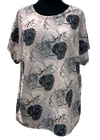 A25935 - Fashion Top   - Leaves