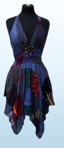 A40736-Patchwork - Tank Dress