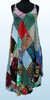 A40737-Patchwork  long umbrella Tank Dress