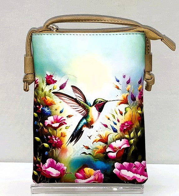 CB0021-Crossbody Hand Painted - Butterfly