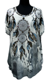 E20925-4 - Fun Top Dreamcatcher - Grey