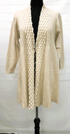 F11718-3 - Open Cardigan  - Beige
