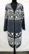 F11722 - Long Sweater - Denim
