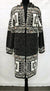 F11724 - Long Sweater w/ Hood - Charcoal