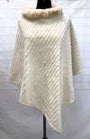 F11765-2 - Poncho Lines - Beige