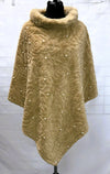F11766-4 - Poncho Flower - Taupe