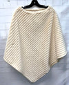 F11767-2 - Pull On Poncho - Beige