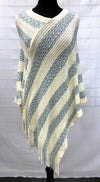 F11769-4 - Pull On Poncho - Turq