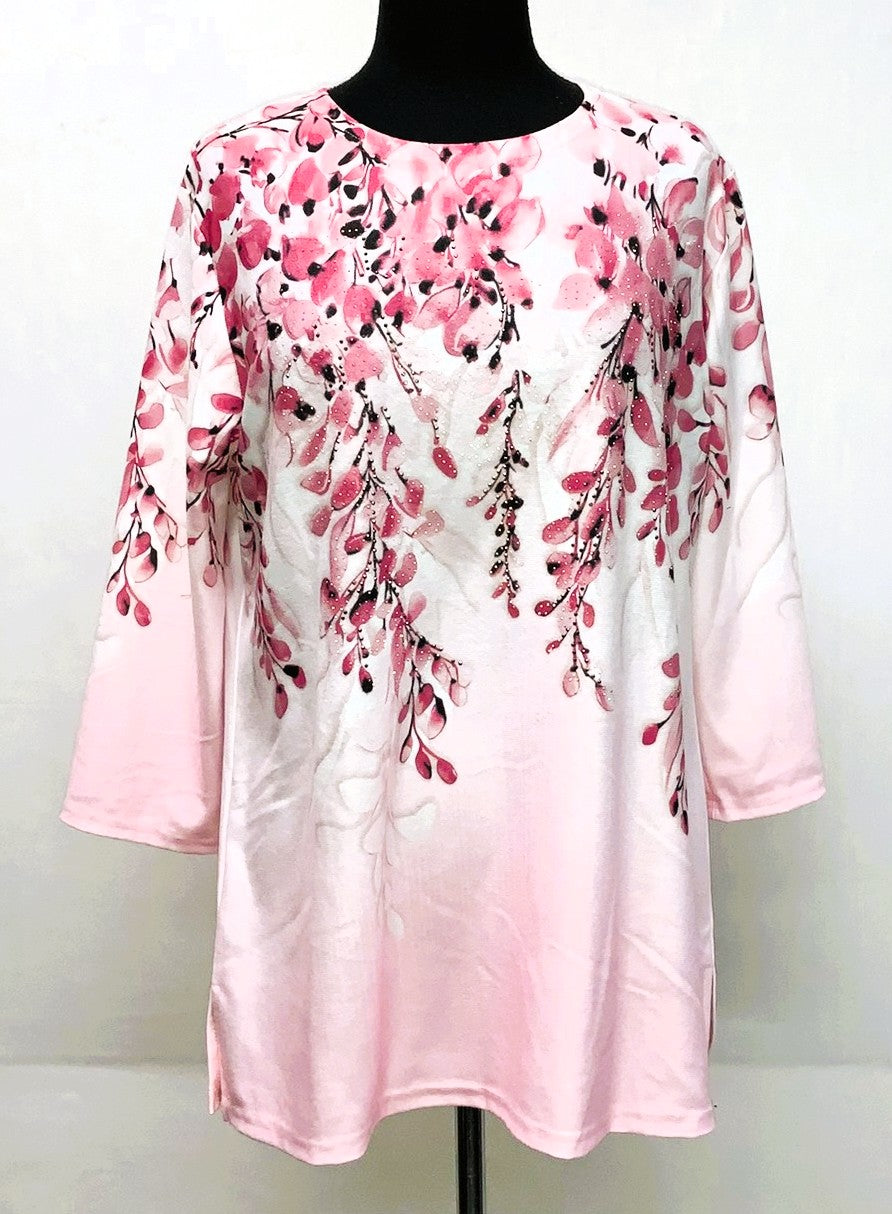 F11903-Fun Fall Top Hanging Flowers - Pink