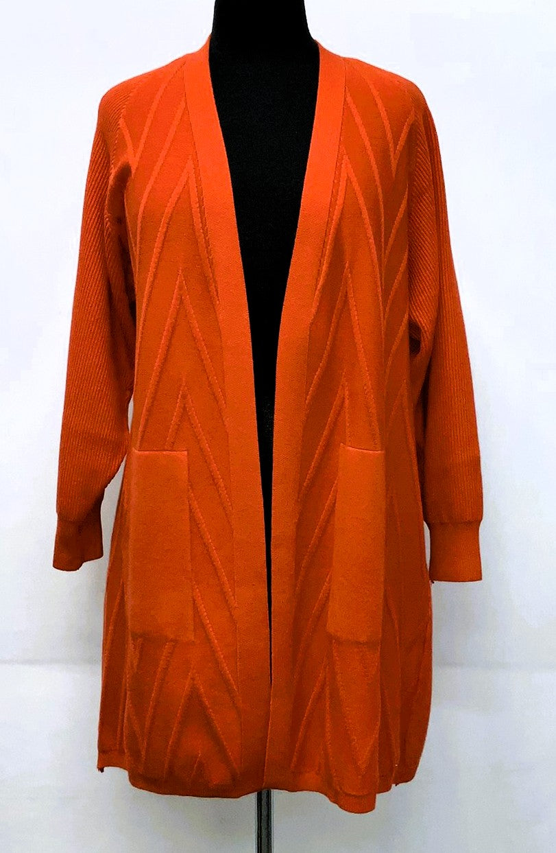 F11945-4-Sweater - Orange