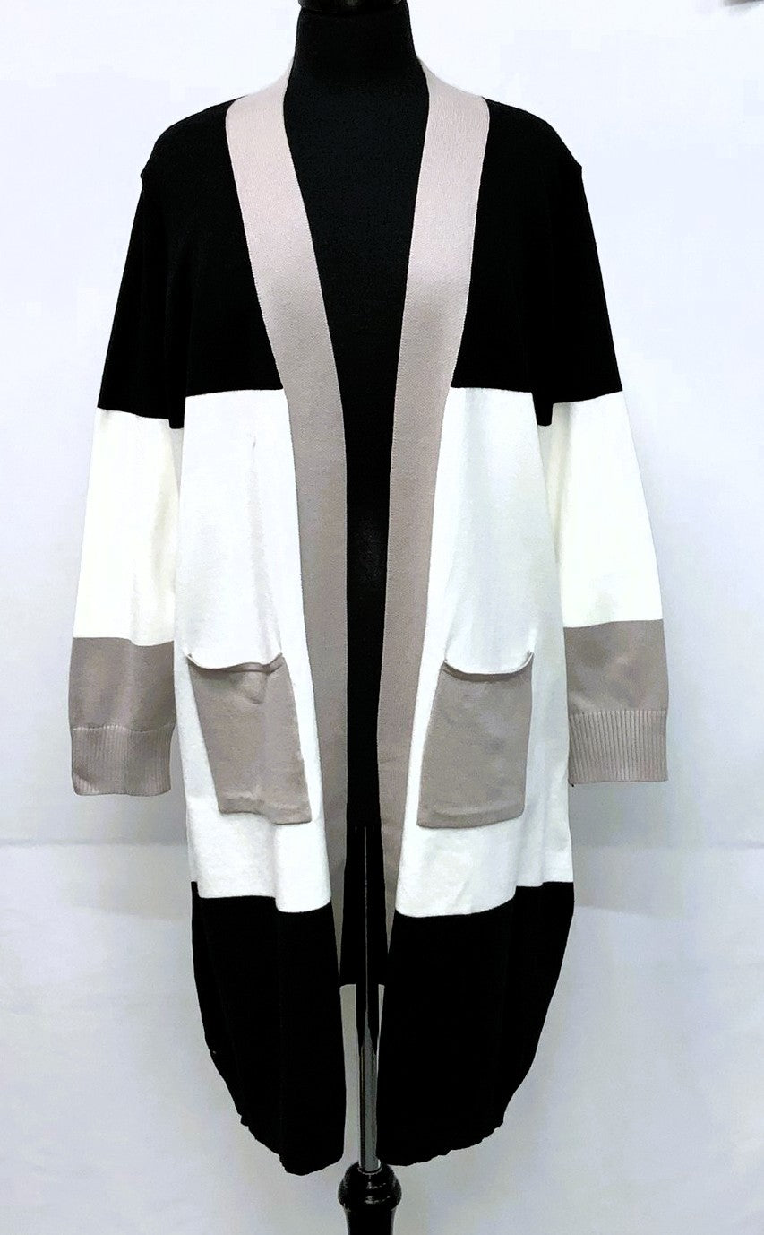 F11947-1-Sweater - Bk/Wt