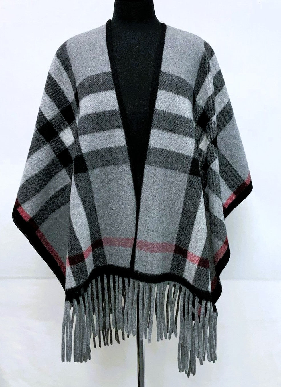 F11991-3-Poncho - Checker