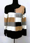 F32005R-1 - Sweater - Beige Combo