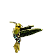 J60528 - Broach - Bird - Green