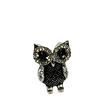 J60532 - Broach - Owl - Silver