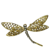 J60533 - Broach - Dragonfly - Gold