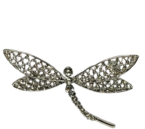 J60534 - Broach - Dragonfly - Silver