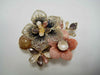 J62016-Magnetic Broach -  Flower Brown