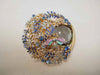 J62046-Magnetic Broach - Leaves/Bee Blue