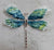 J62056-Magnetic Broach - Dragonfly Teal Green
