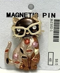 J62102-1-Magnetic Broach Cat - Red
