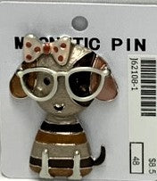 J62108-1-Magnetic Broach Dog - Brown