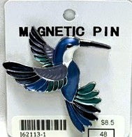 J62113-1-Magnetic Broach Bird - Purple