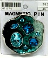 J62117-1-Magnetic Broach Fashion - Blue