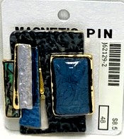 J62129-2-Magnetic Broach Fashion - Navy