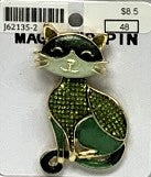 J62135-2-Magnetic Broach Cat - Green