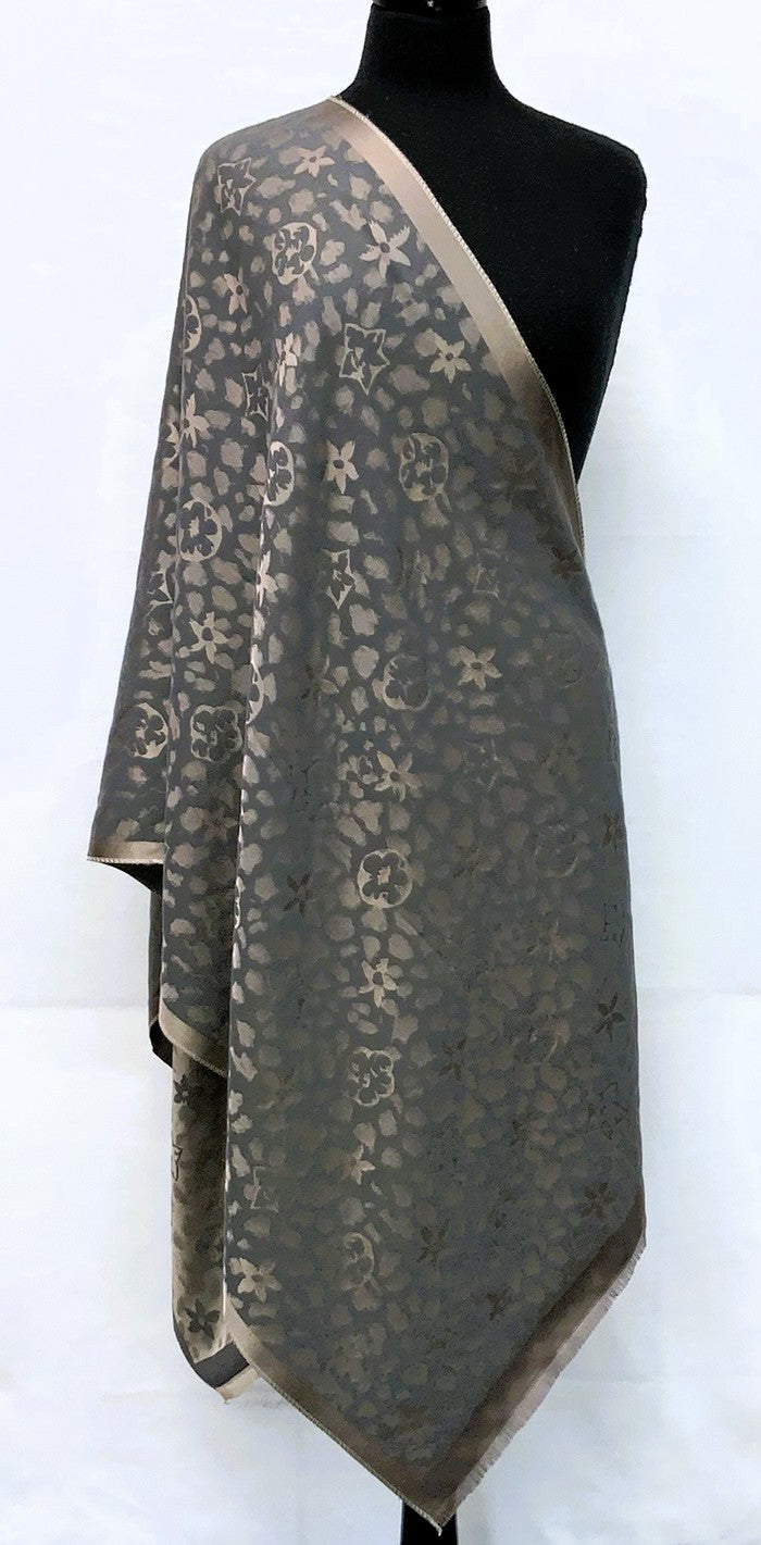 SD2604-1-Shawl Reversible - Grey