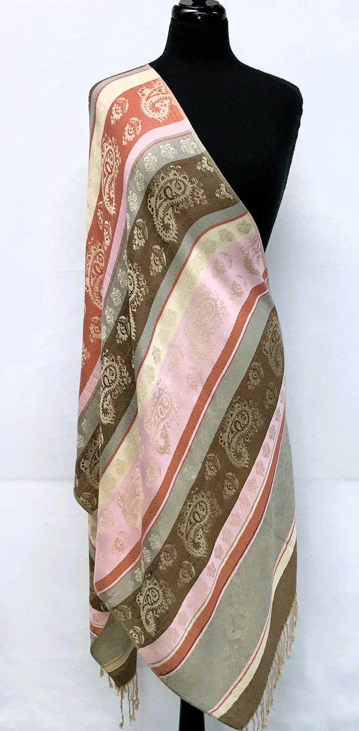 SD2606-1-Shawl  - Pink