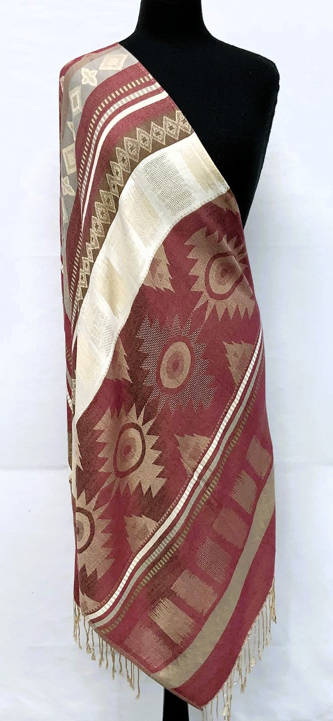SD2607-1-Shawl  - Burg