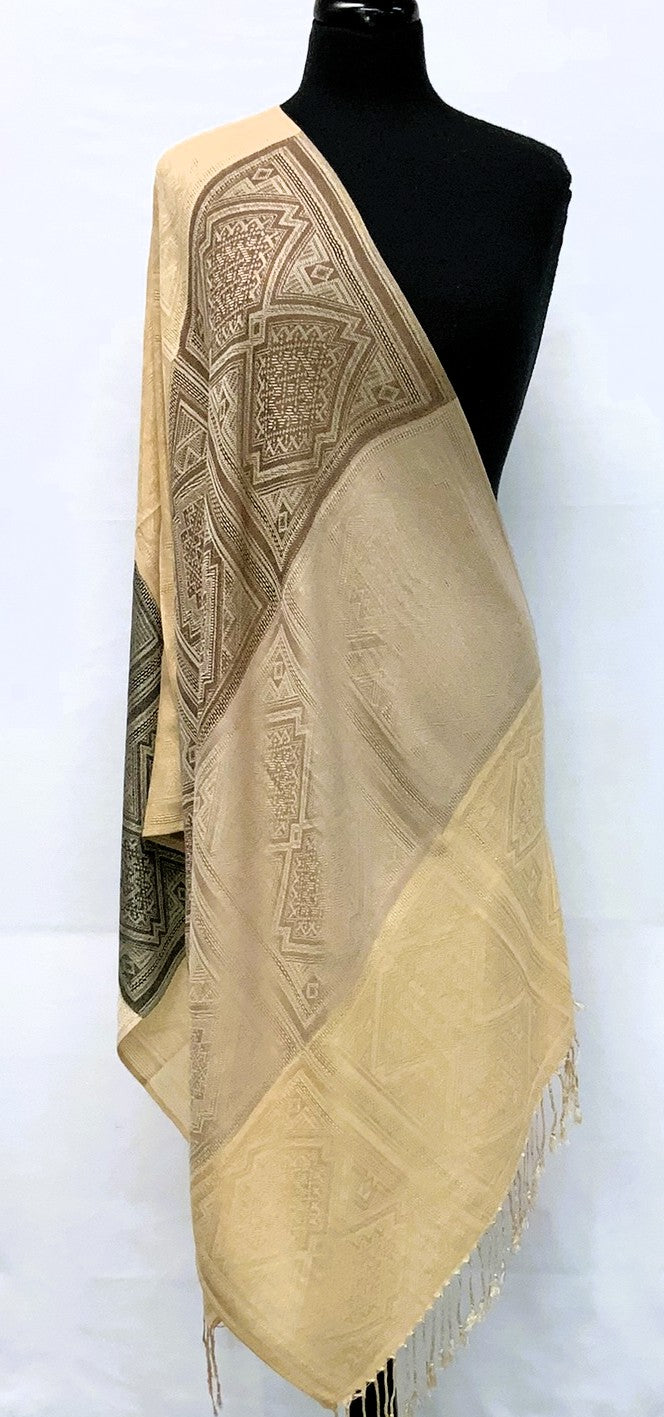SD2609-1-Shawl  - Beige
