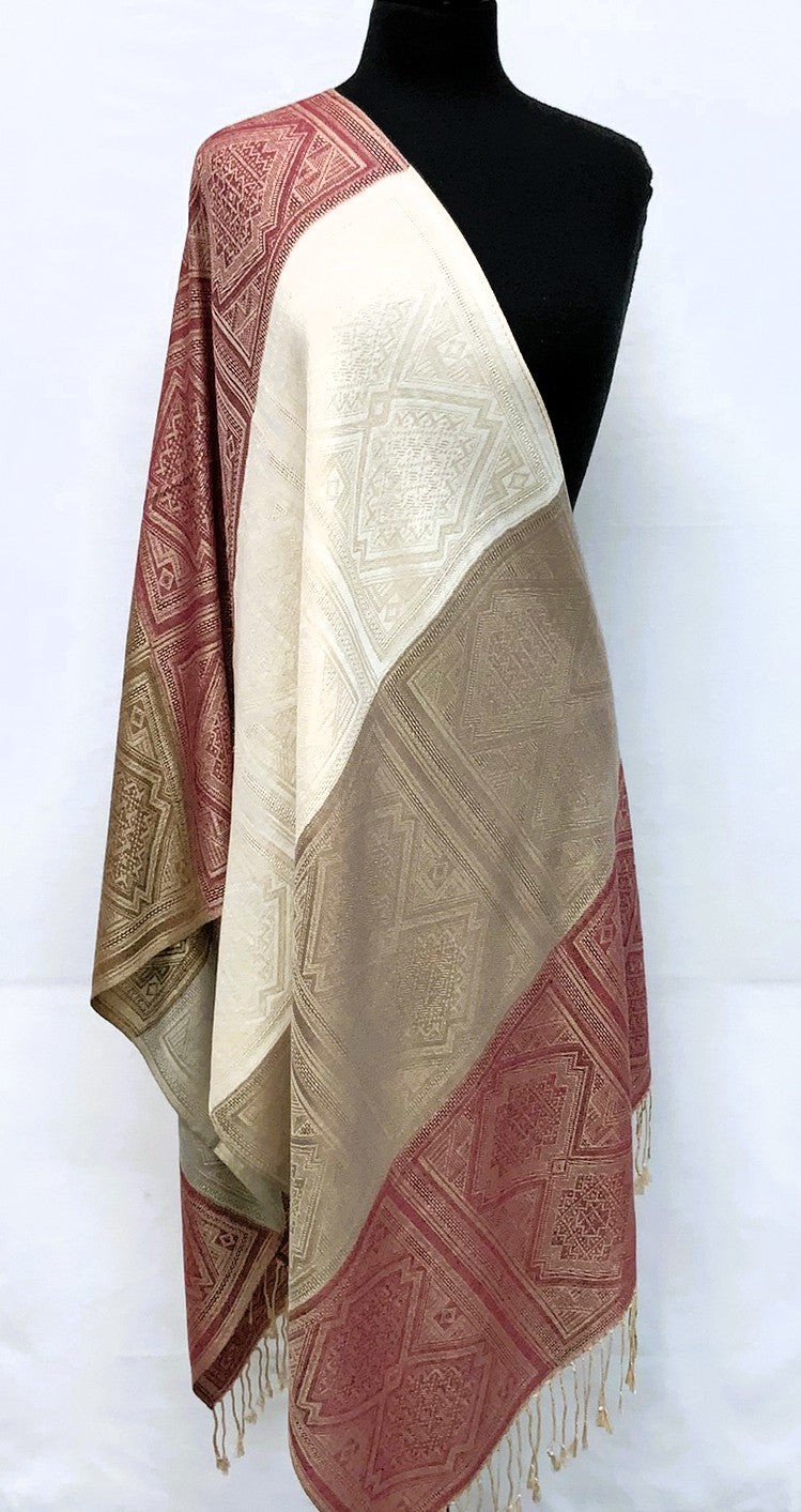 SD2609-2-Shawl  - Burg