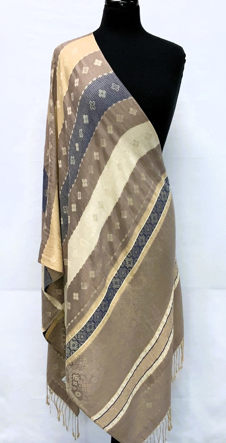 SD2610-3-Shawl  - Taupe