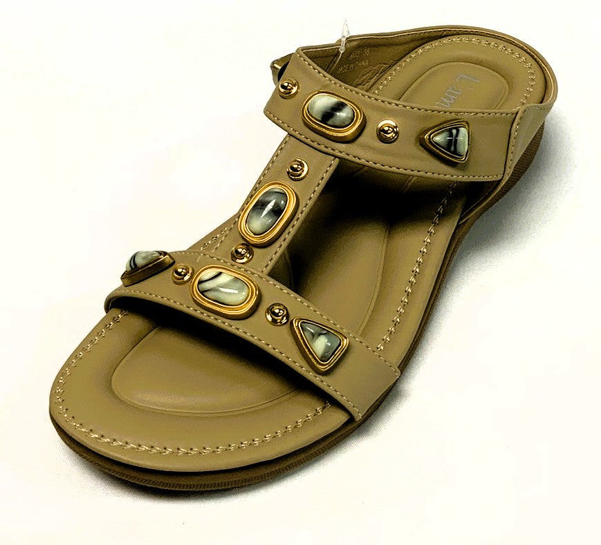 SH3803-Sandals - Khaki