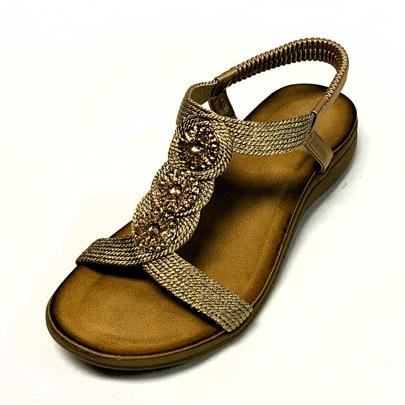 SH3805-Sandals - Champagne