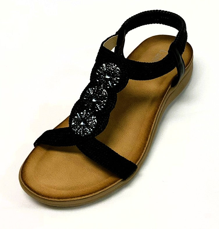 SH3806-Sandals - Black