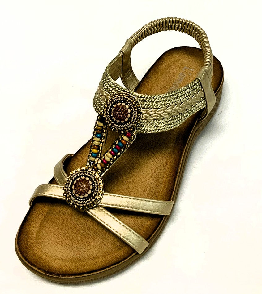 SH3809-Sandals - Gold